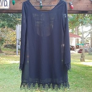Gorgeous Black Dress BY Acesnug - Size XL